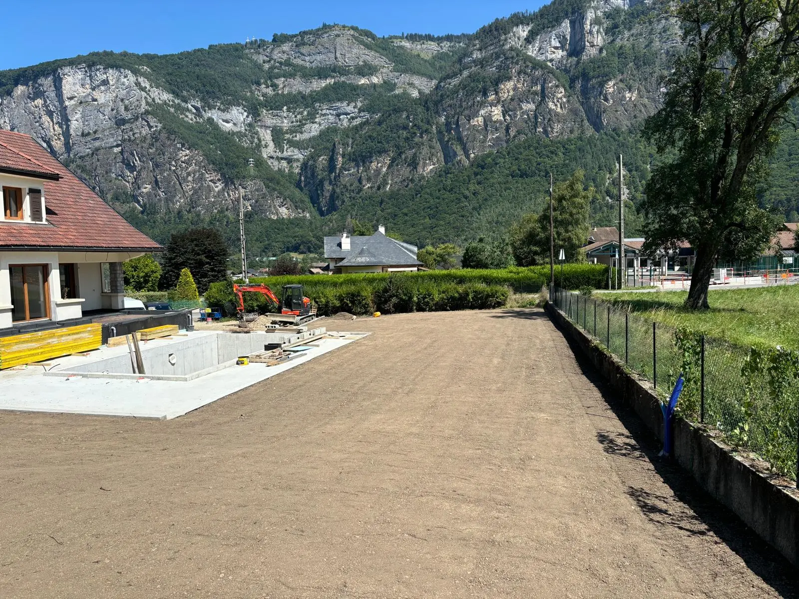 Photo d'une tranchée